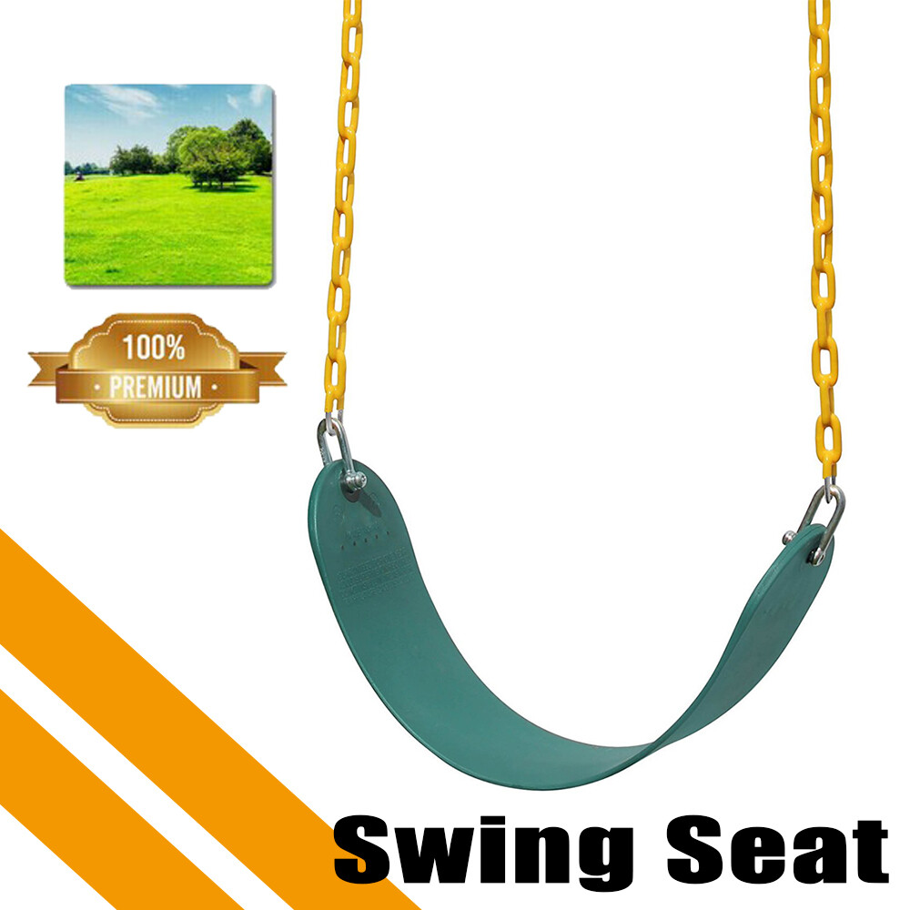 HEAVY DUTY SWING SEAT+CHAIN SET GARDEN OUTDOOR SWING SEAT SET KIDS ADULTS USA