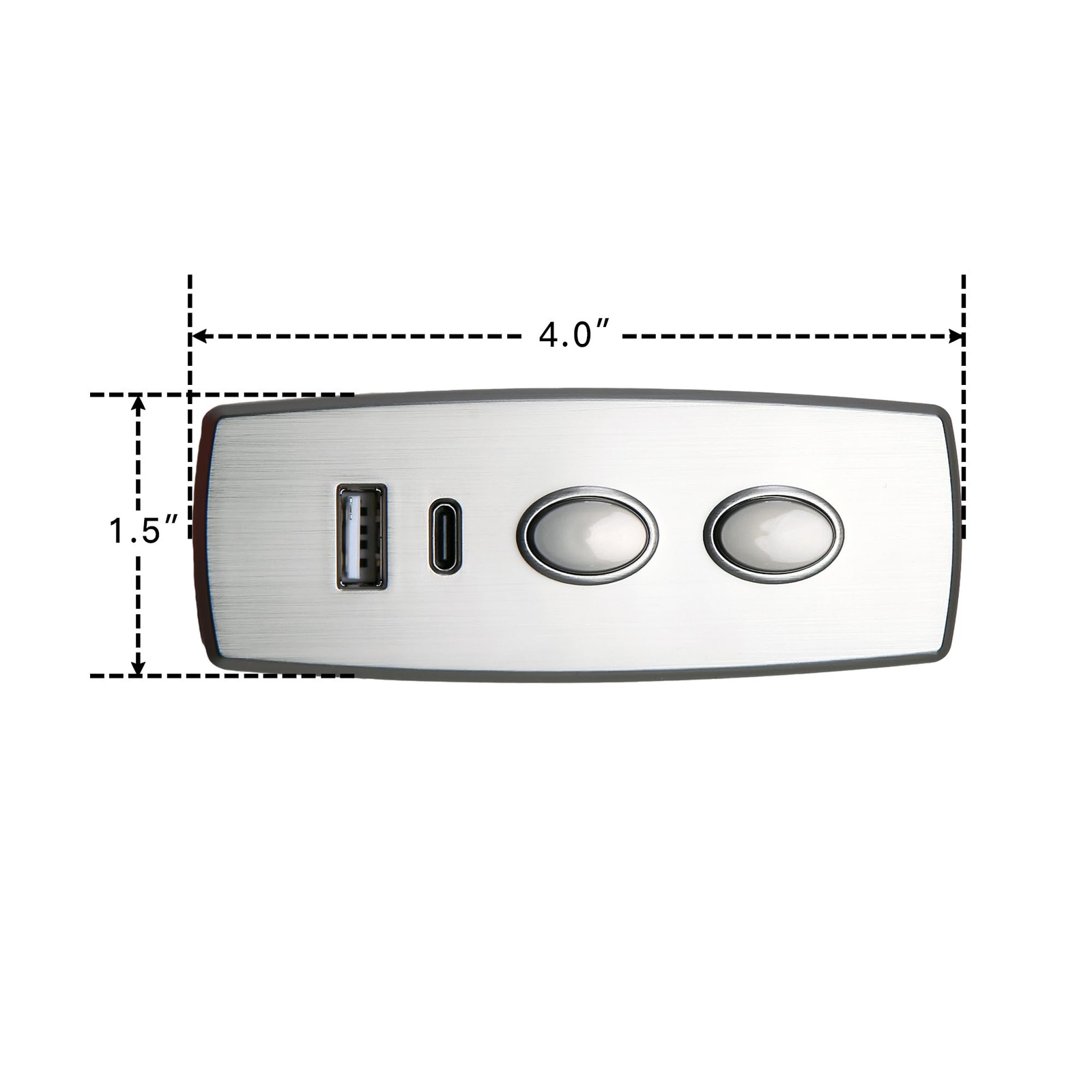 2 Button 5 Pin Switch Hand Control with USB Type A and C Port for Electric So...