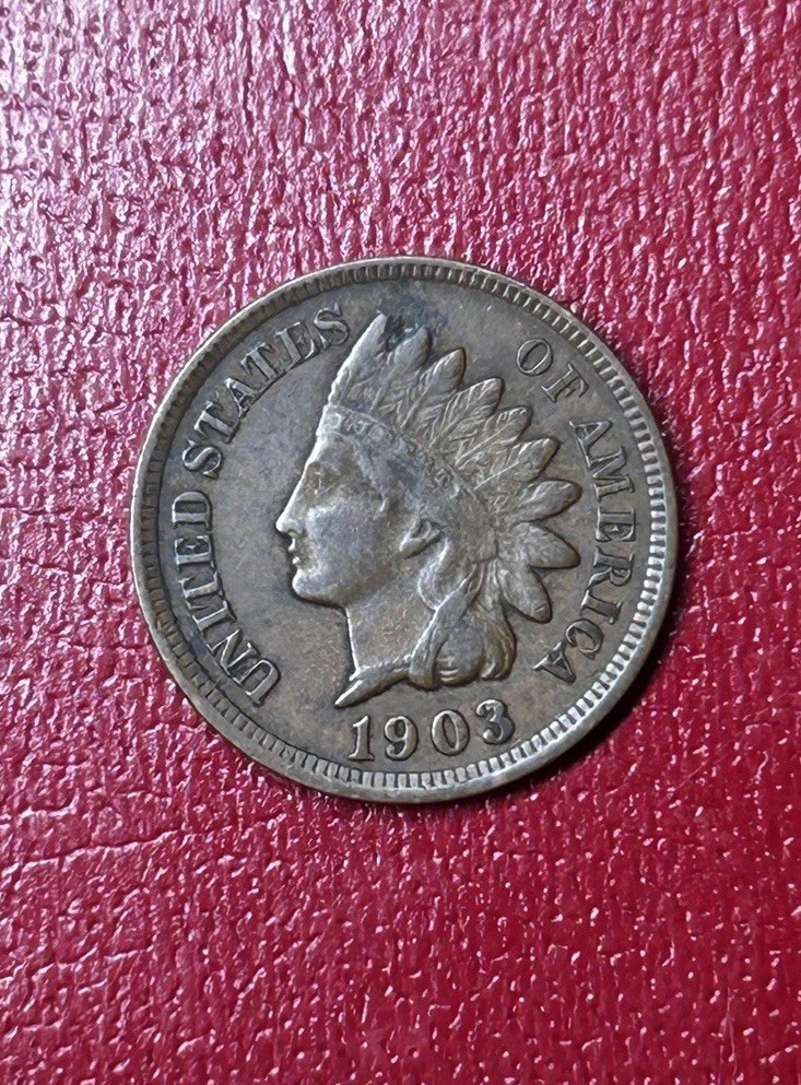 1903 Indian Head Cent Very / Extremely Fine Condition Exact Coin Imaged #G1