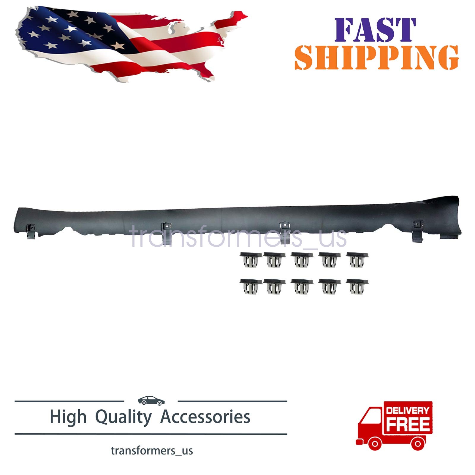 Fit For 2017-2023 Tesla Model 3 Left Driver Side Rocker Molding 1089828-00-E