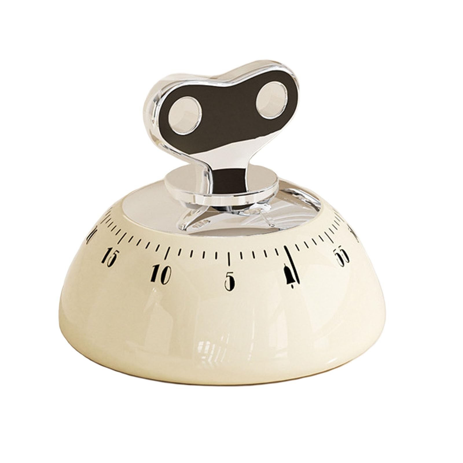 Visual Kitchen Timer Mechanical Cooking Timer with Loud Alarm Magnetic No Batter