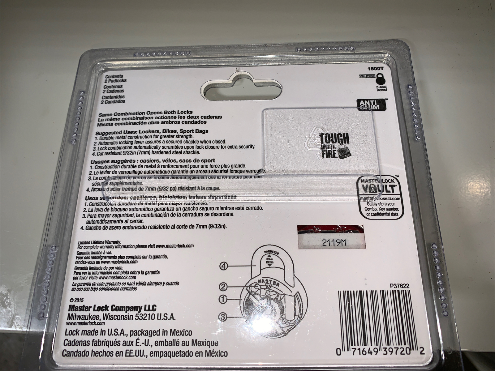 master lock 1500t