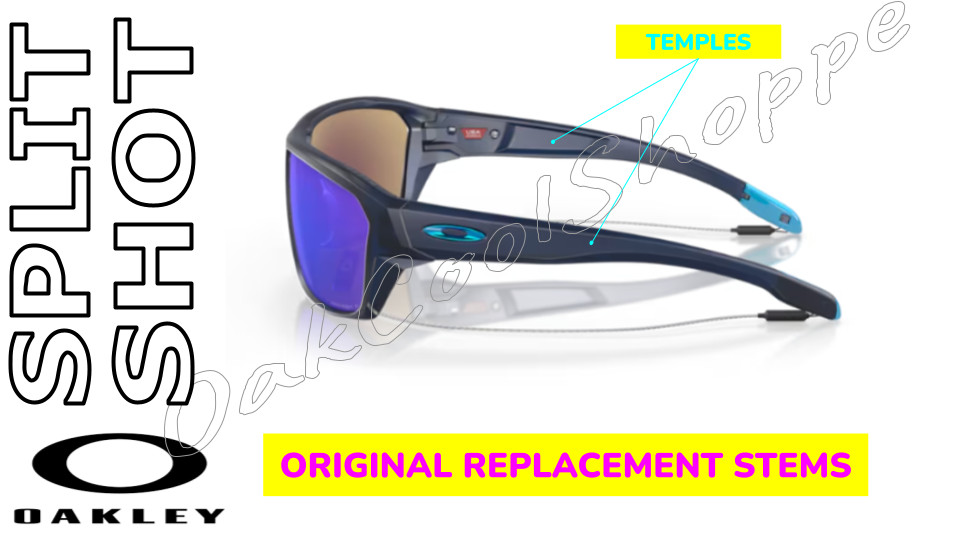 Oakley SPLIT SHOT 9416 😎 Original Replacement Temples / Arms – Change Your...