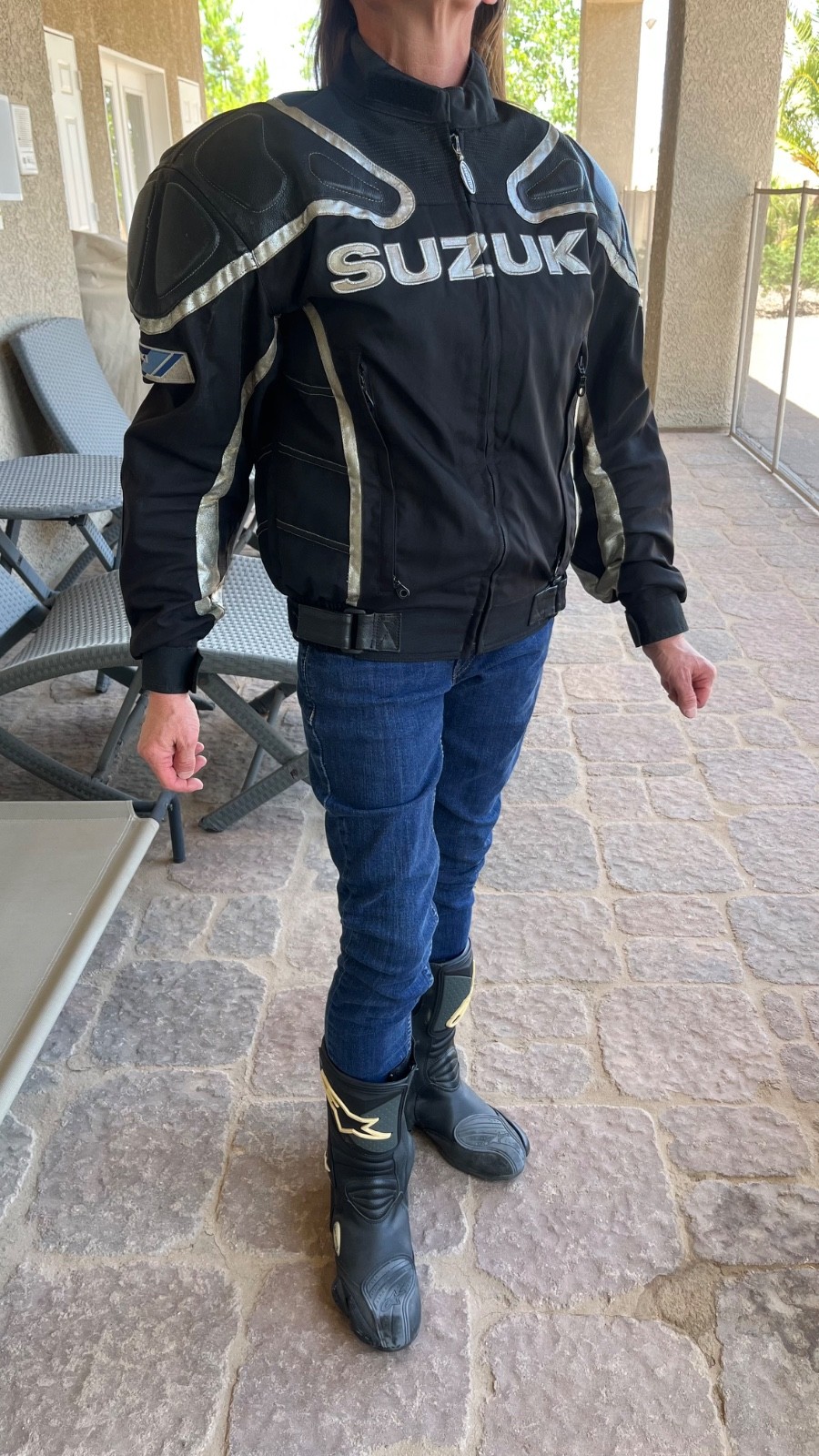 Women's/Men’s Motorcycle Jacket (size is Mens small)