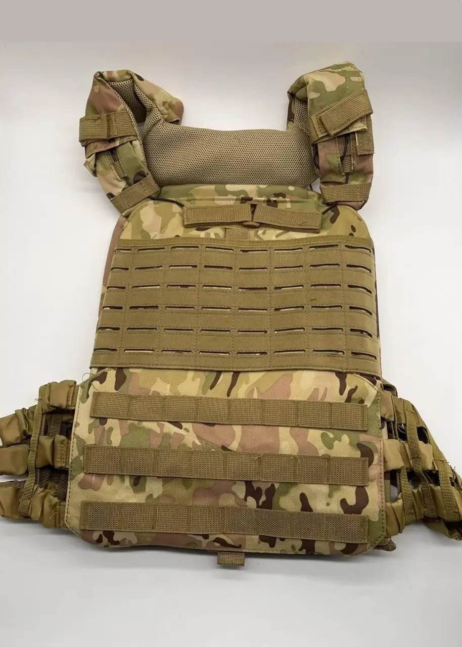 Plate Carrier Tactical Vest MOLLE Quick Release Black 🇺🇦