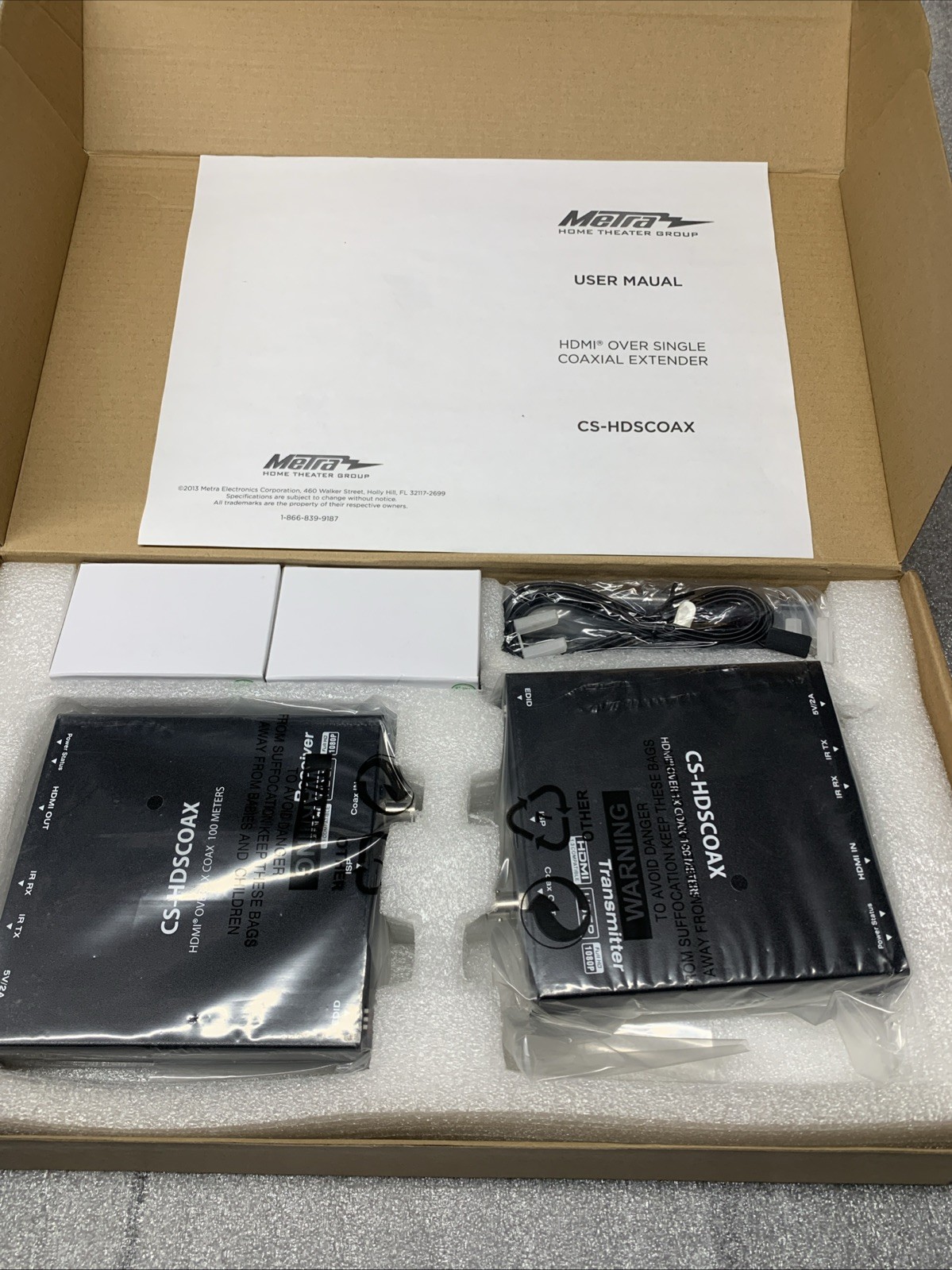 Metra Home Theater HDMI Over Coax - Brand New!