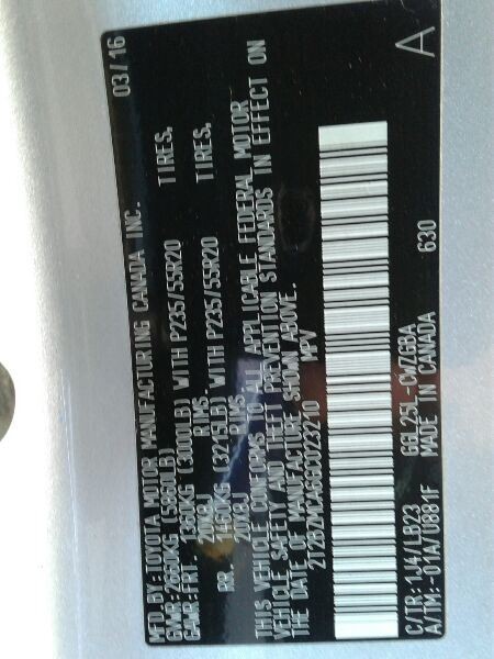Driver Left Sun Visor Illuminated Fits 16-19 LEXUS RX350 114936