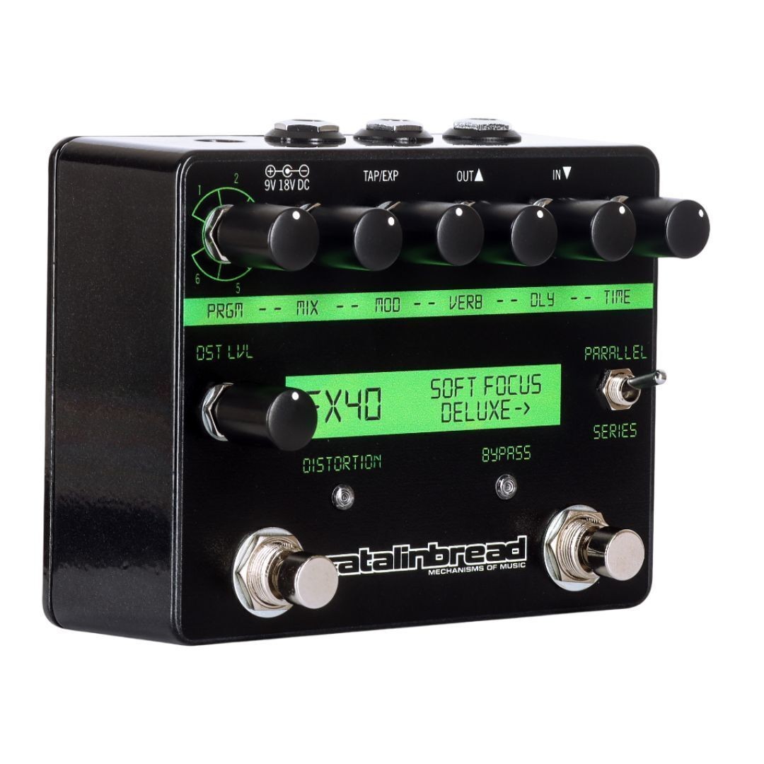 Catalinbread Soft Focus Deluxe Multi Effects Black Reverb Guitar Pedal