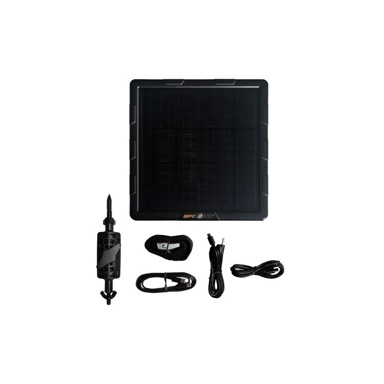 Spypoint SPLB-10 Compact Trail Camera Lithium Battery Solar Panel 5W Kit #05540