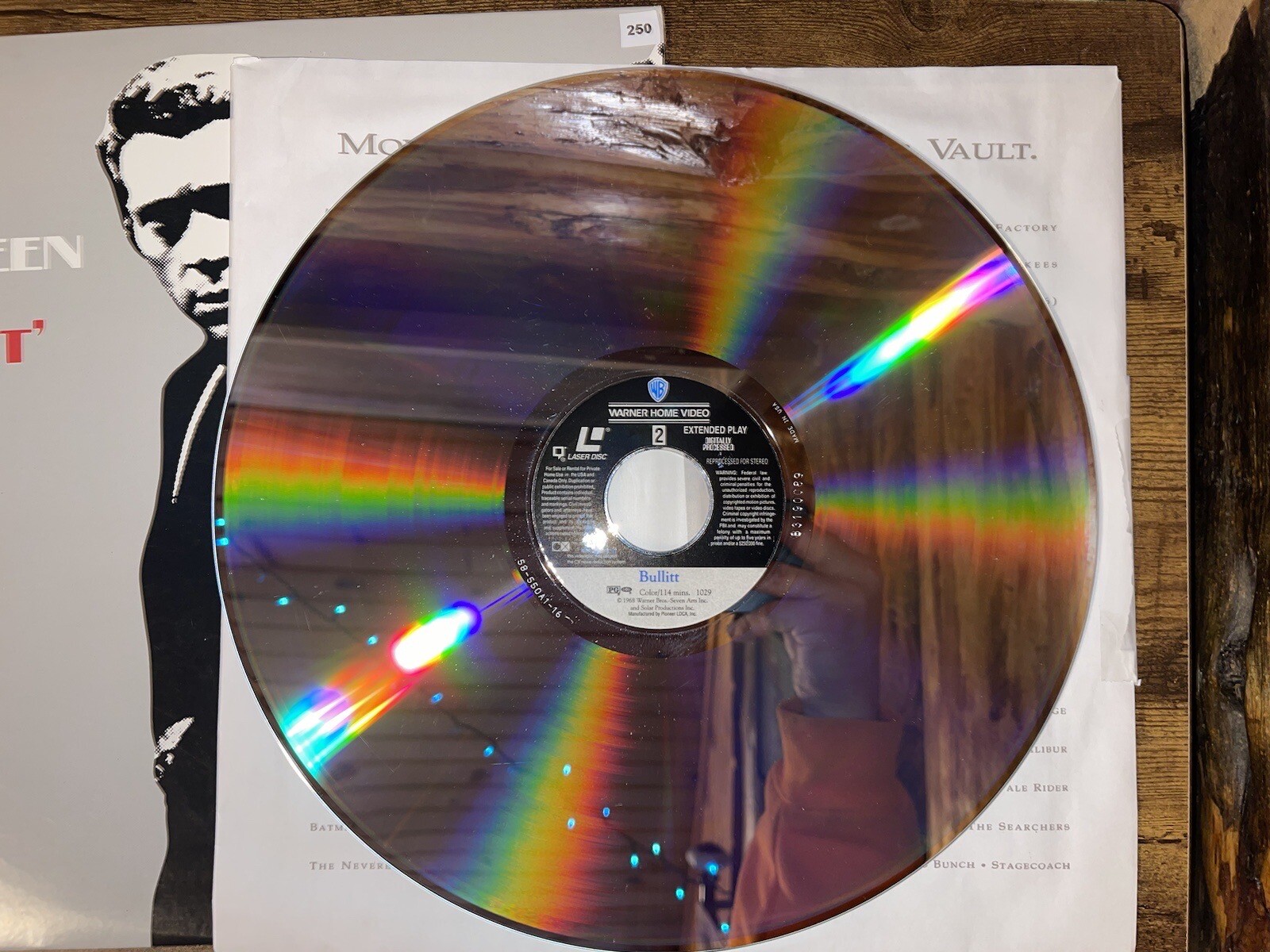 Bullitt - Laser Disc - Steve McQUEEN - WB - Extended Play