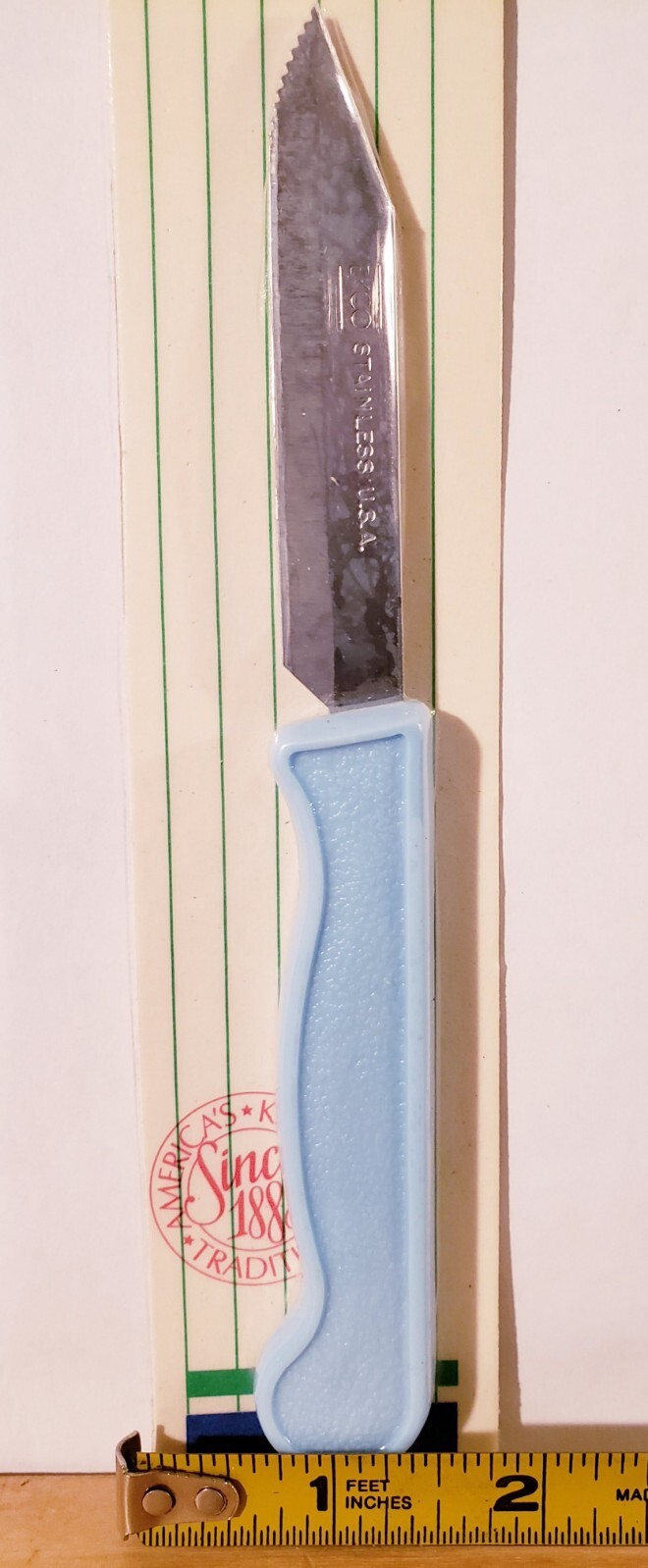 Vintage Ekco light blue Pairing Kitchen Knife new