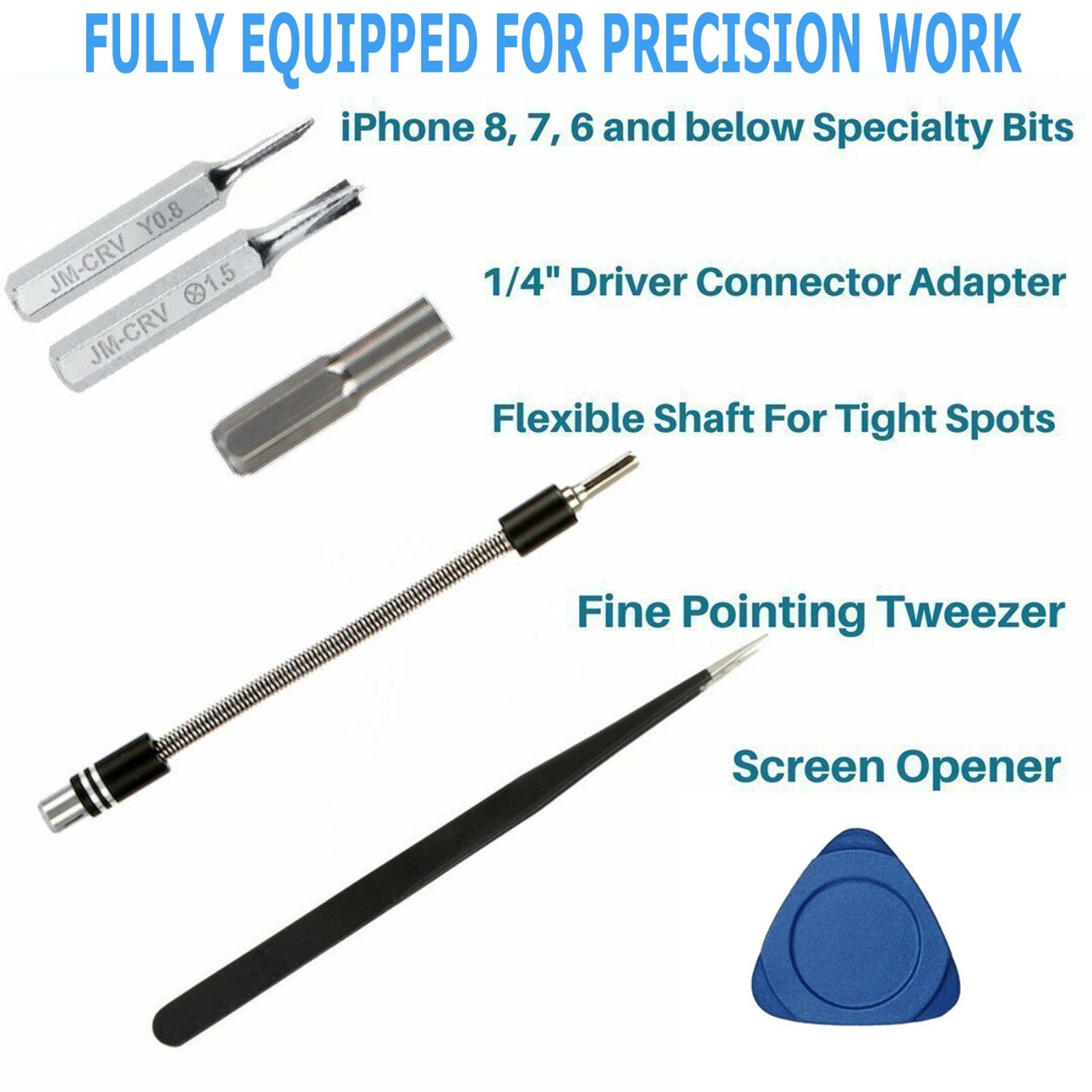 Cell Phone Tablet Repair Opening Tool Kit Set Pry Screwdriver For Iphone Samsung