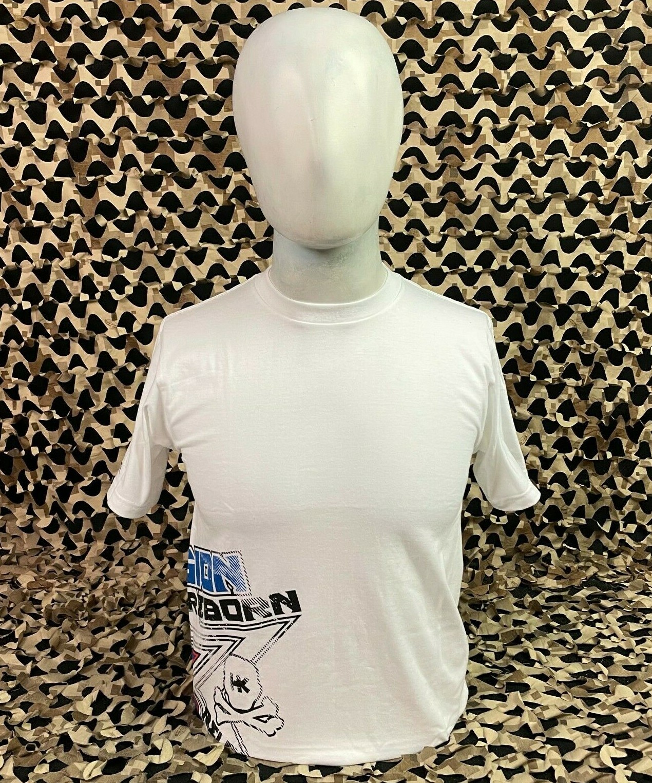 NEW HK Army Russian Legion Reloaded Paintball T-Shirt - White - Small