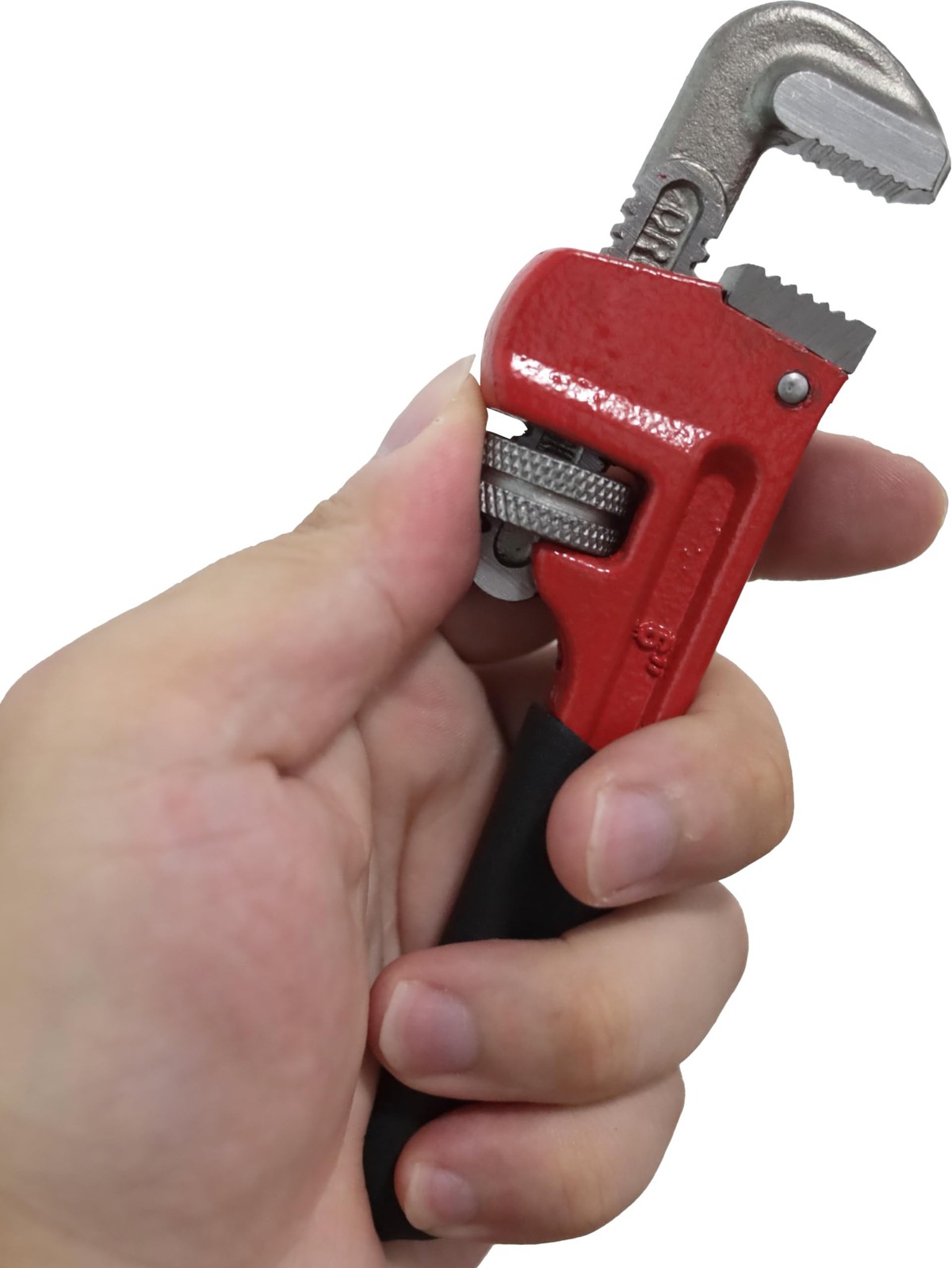 Small Pipe Wrench, 6 Inch Adjustable Plumbers Wrench Mini Plumbing Tools Stra...