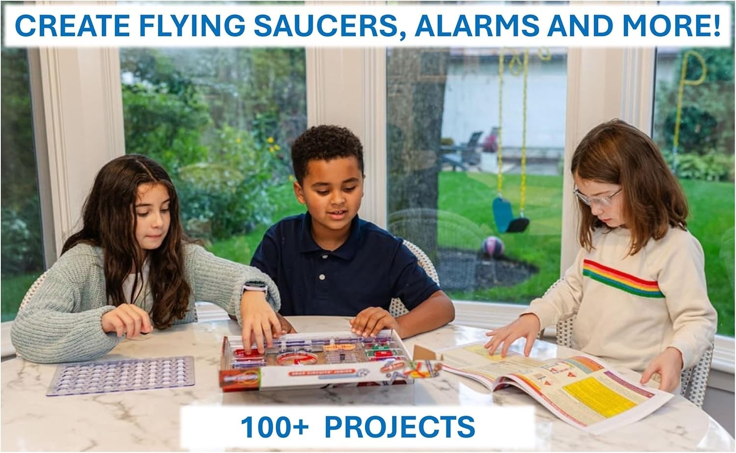 Create Over 100 Projects with Jr. SC-100 Electronics Toy - STEM Fun for Ages 8+