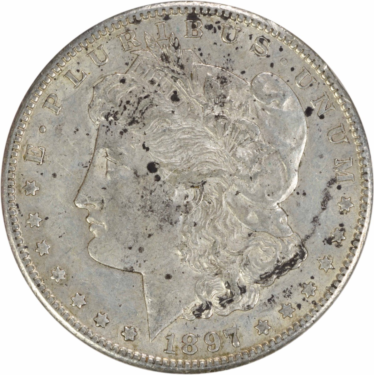 1897-S Morgan Silver Dollar AU Uncertified #500