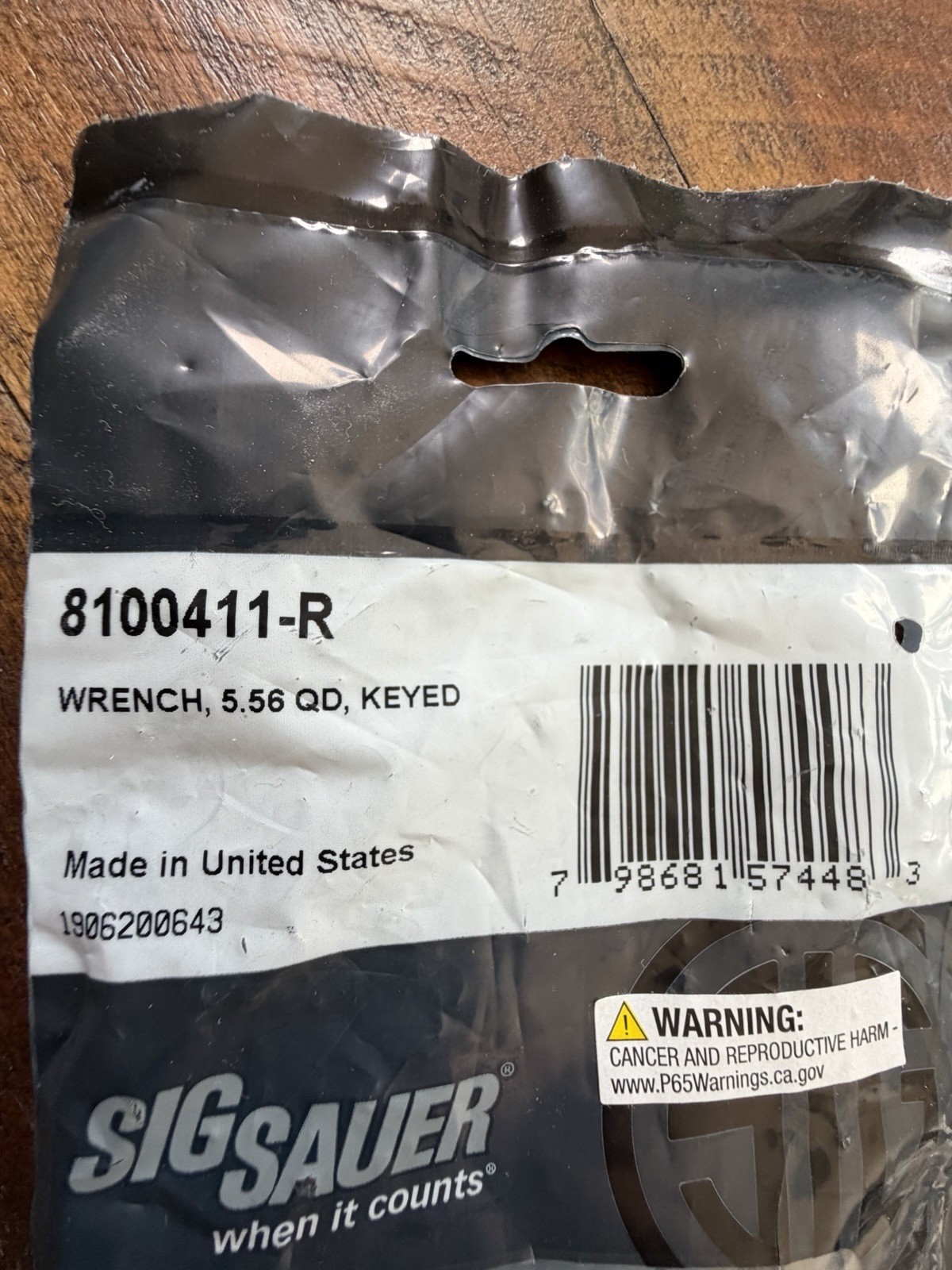 Sig Sauer Wrench 5.56 QD 7.62 Keyed