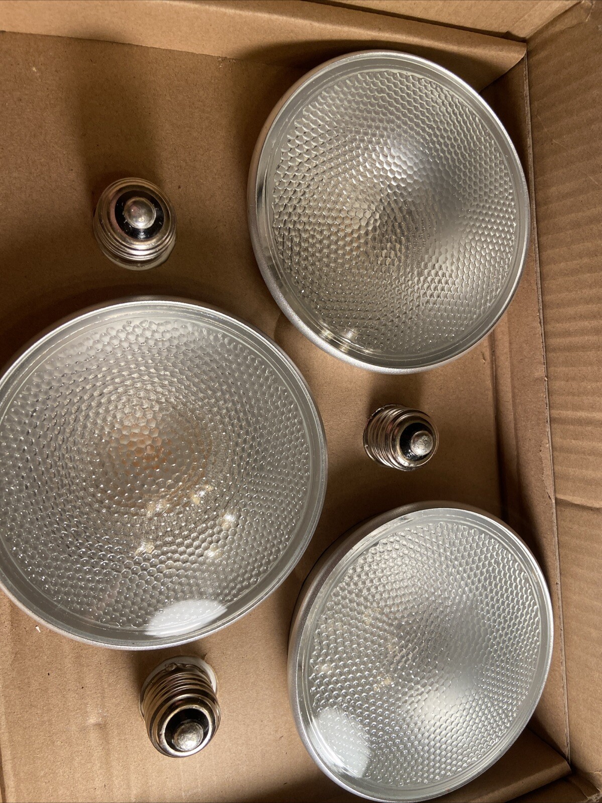 Lot of 6, Solais LRP38 (LRP38/40/30h) LED LAMP SILVER  Light Bulb Par38 Open Box