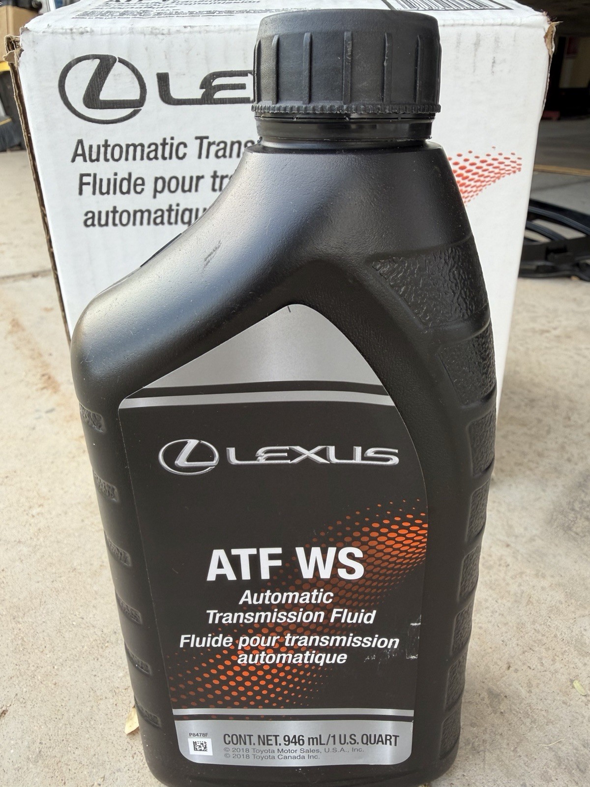 Toyota Lexus OEM Genuine ATF WS World Standard Transmission Fluid Case Of 6