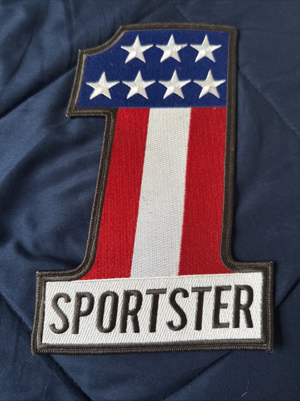 Sportser Harley Patch Iron On  9 Inch By 3 Inch