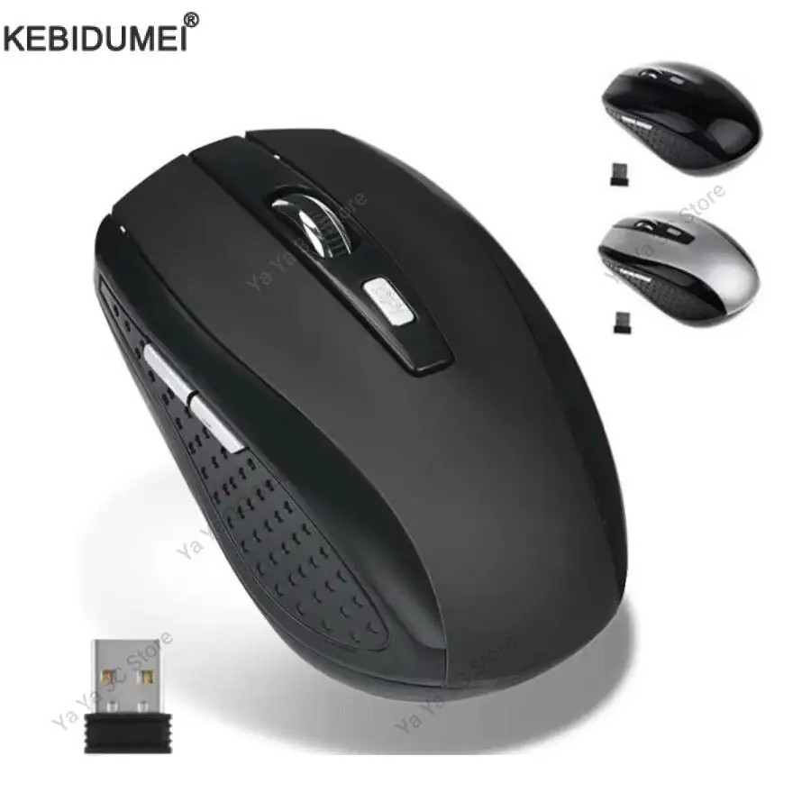 2.4G Wireless Mouse Gaming Mice Adjustable 1600DPI Optical Office Mouse Ergonomi