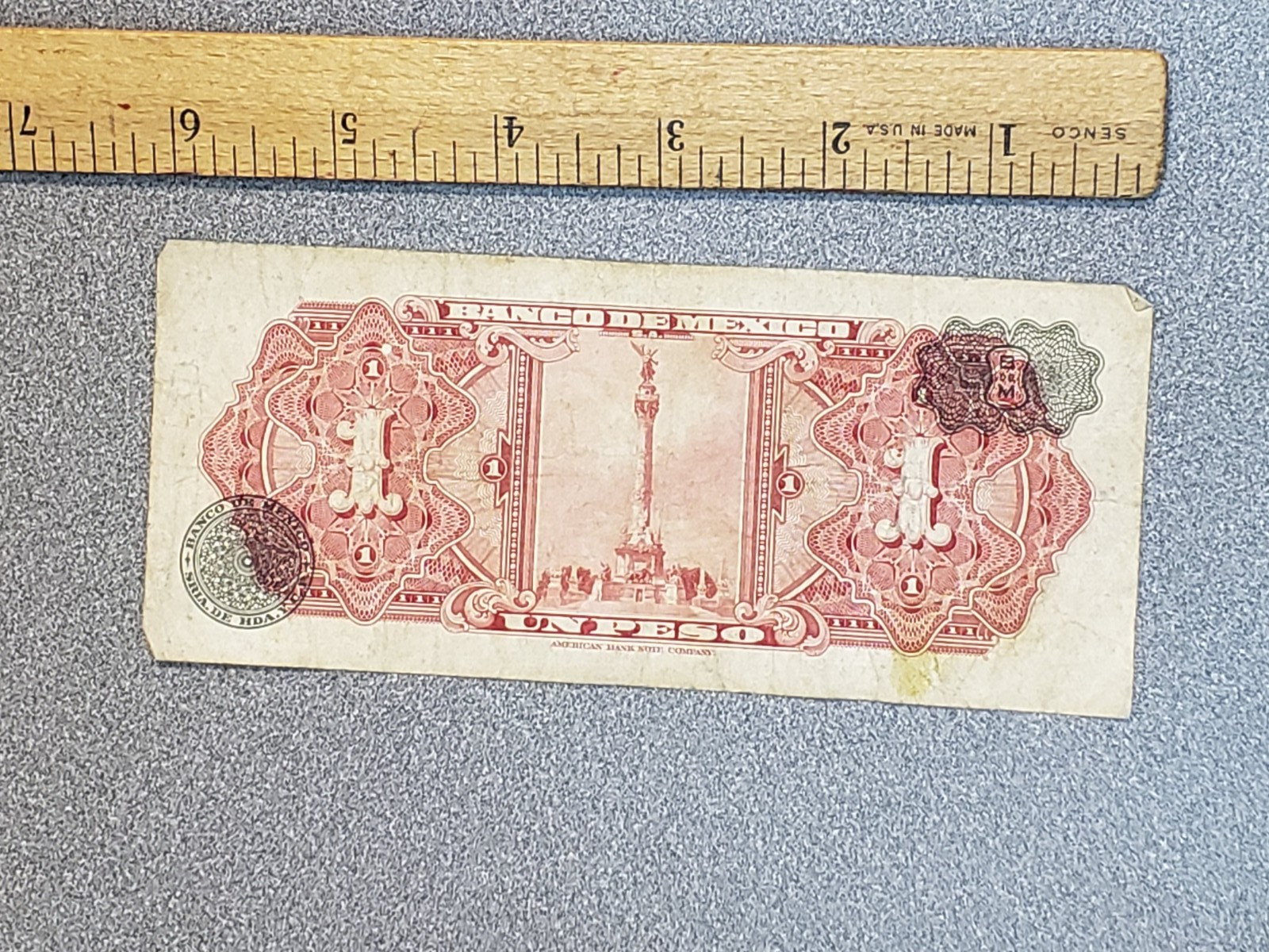 1967 one Peso from Mexico