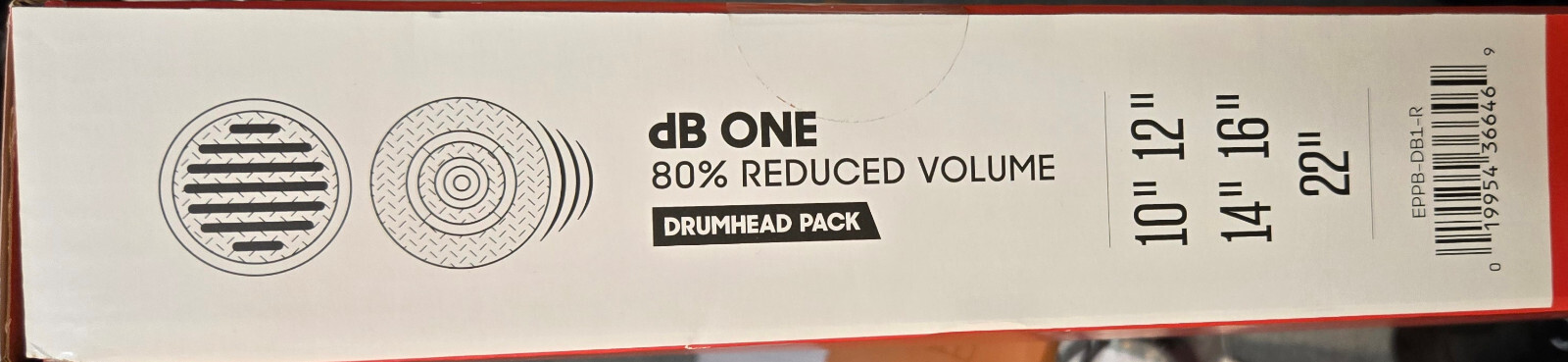 Evans dB ONE Drumhead Pack EPPB-DB1-R