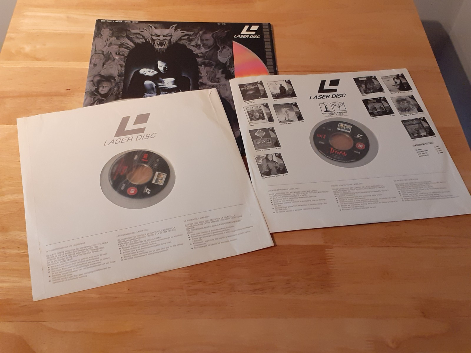 Bram Stokers Dracula Gatefold Laserdisc Ld PAL - Widescreen Special Edition