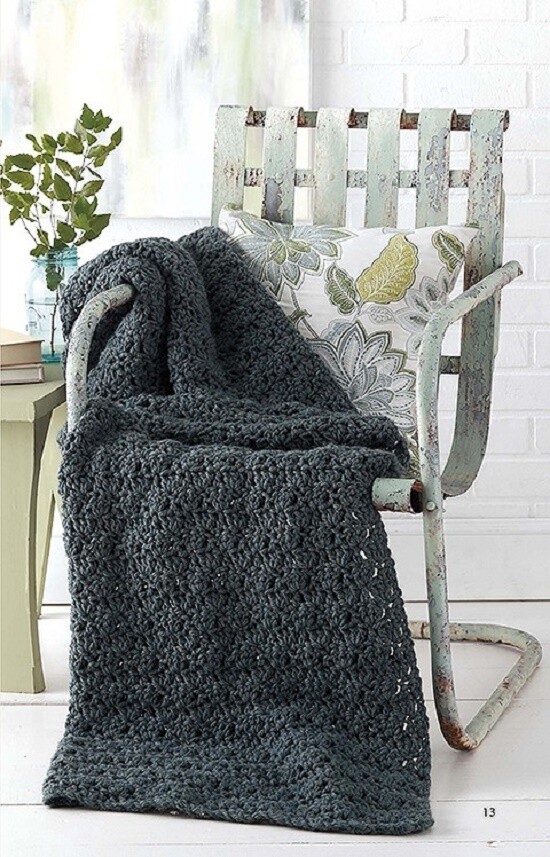 Crochet Pattern Book MAKE In A WEEKEND AFGHANS ~ 10 Designs