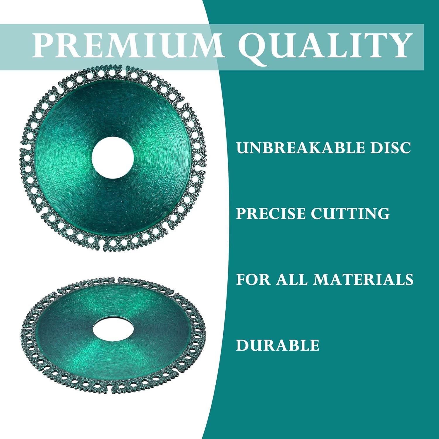 Indestructible 4-1/2" Grinder Discs - 5 Pack for Effortless Cutting & Grinding