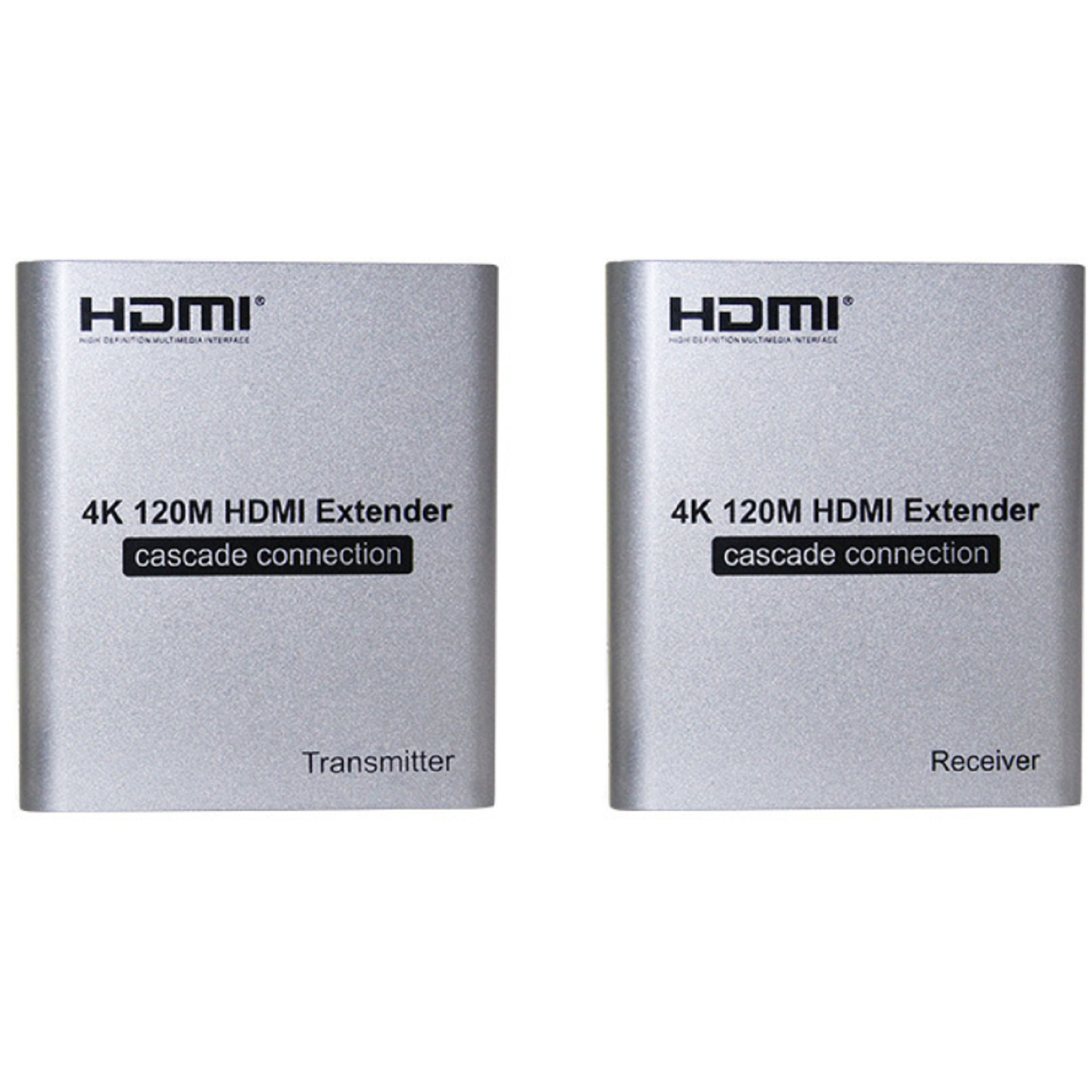 4K 120M HDMI Extender Cascade Connection over Cat5e/6 RJ45 Cable HDMI Splitter E