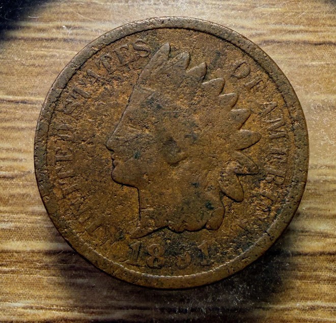 1891 Indian Head Cent - Actual Coin Shown - Free Shipping & Tracking INV#33