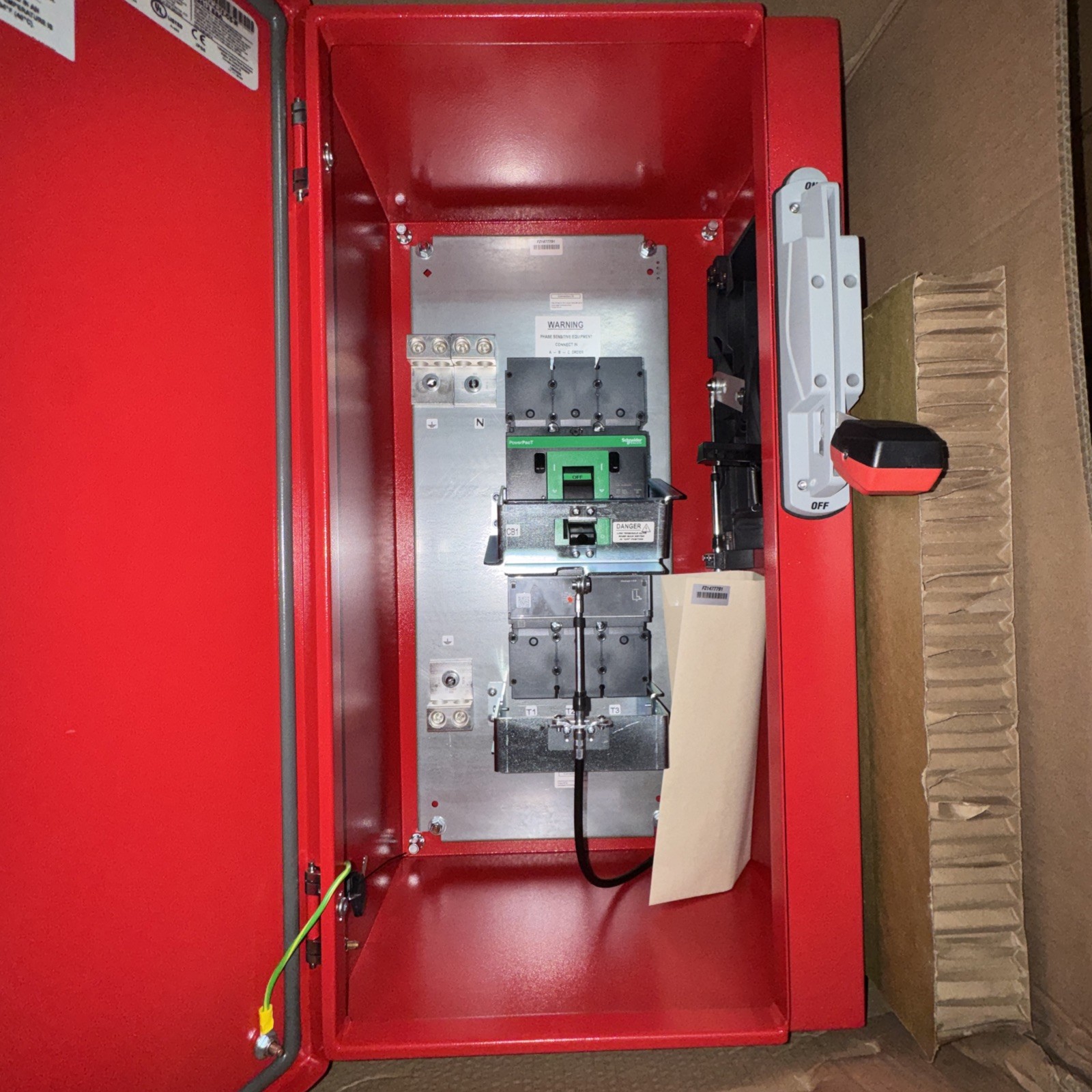 firetrol FTA990-M125B Fire Pump Controller Disconnect 125HP 3PH