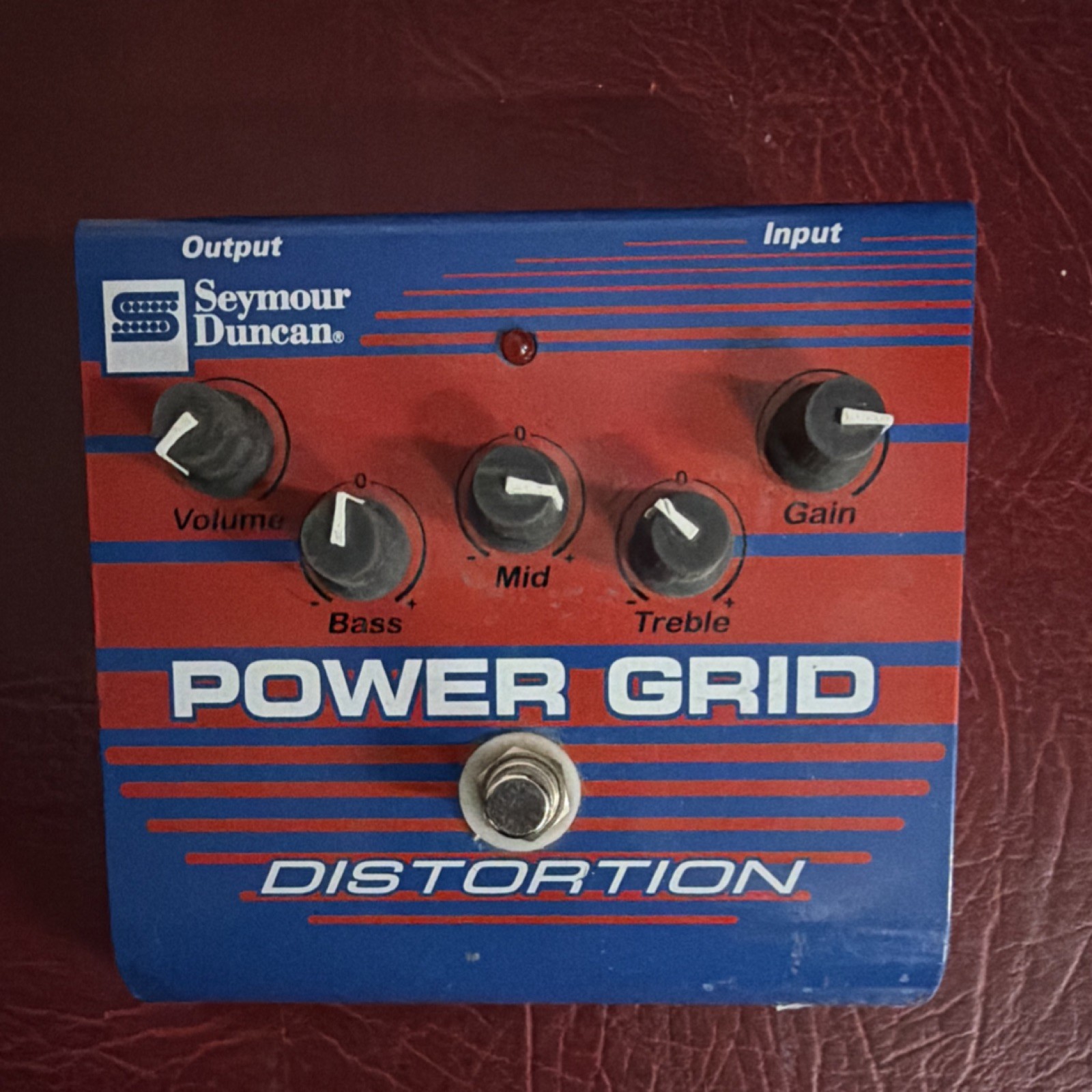Seymour Duncan Power Grid Distortion Analog Pedal for Electric Guitar