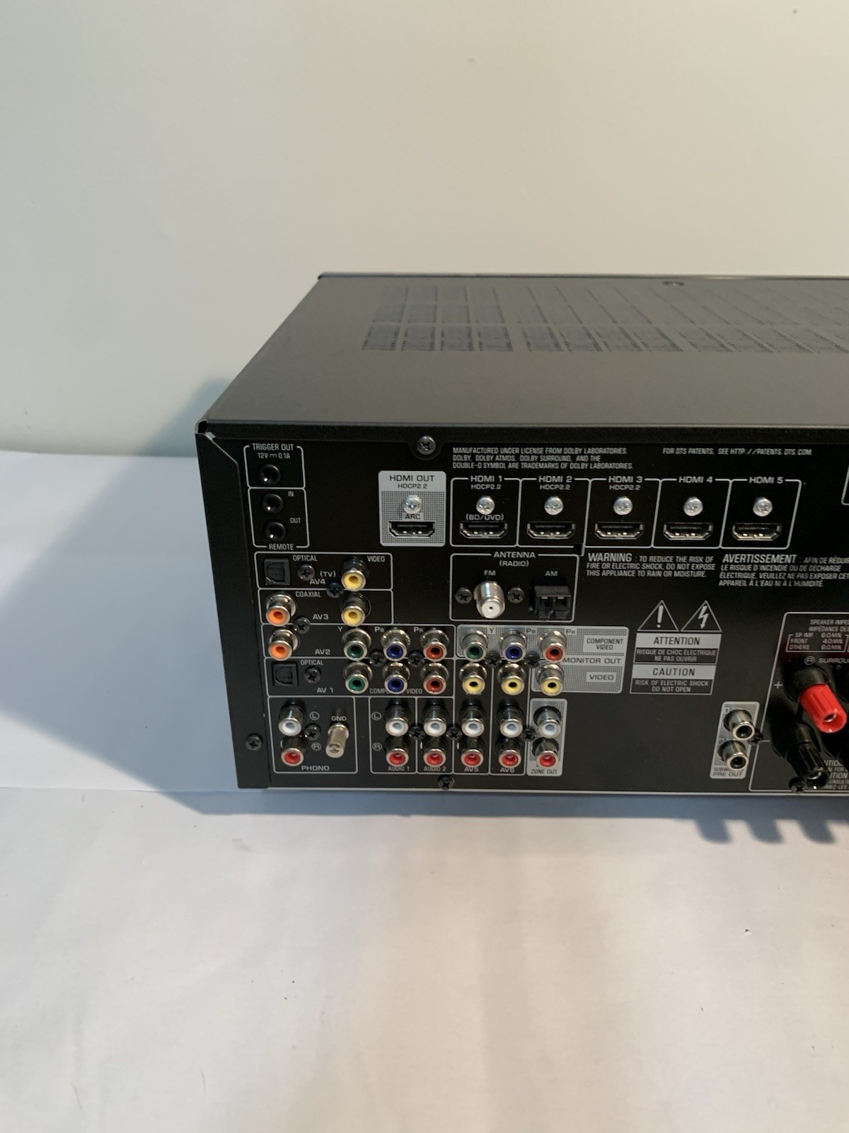 Yamaha RX-A760 AM FM AV HDMI Bluetooth Receiver - No Remote - Great Shape