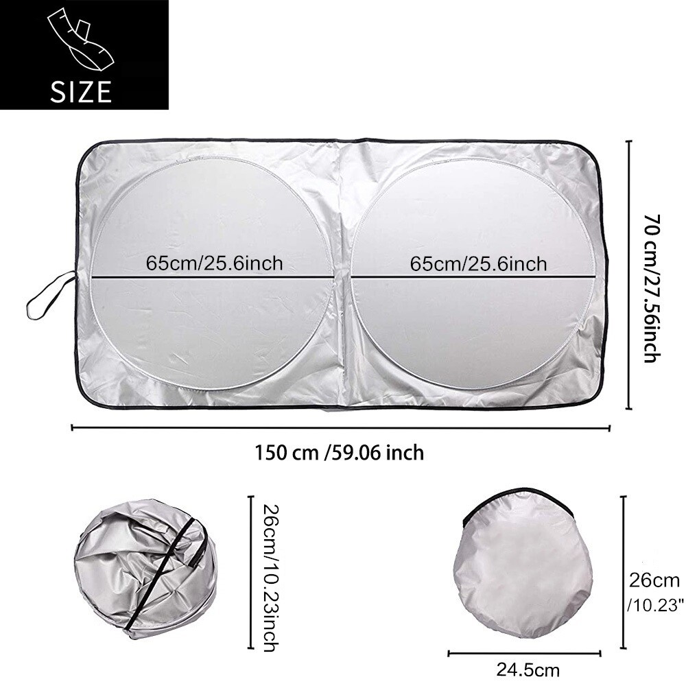 For Nissan Accessory Car Windshield Sun Shade Reflective UV Window Cover Visor