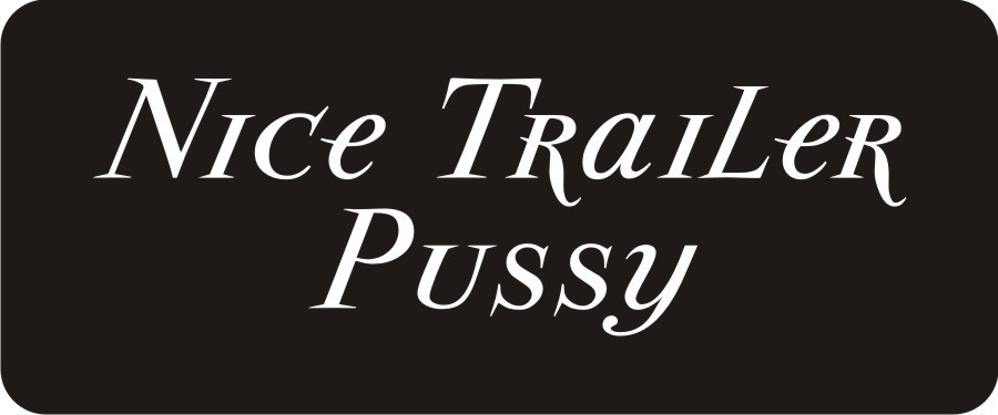 3 - Nice Trailer Pussy Hard Hat Biker Helmet Sticker Bs426 3