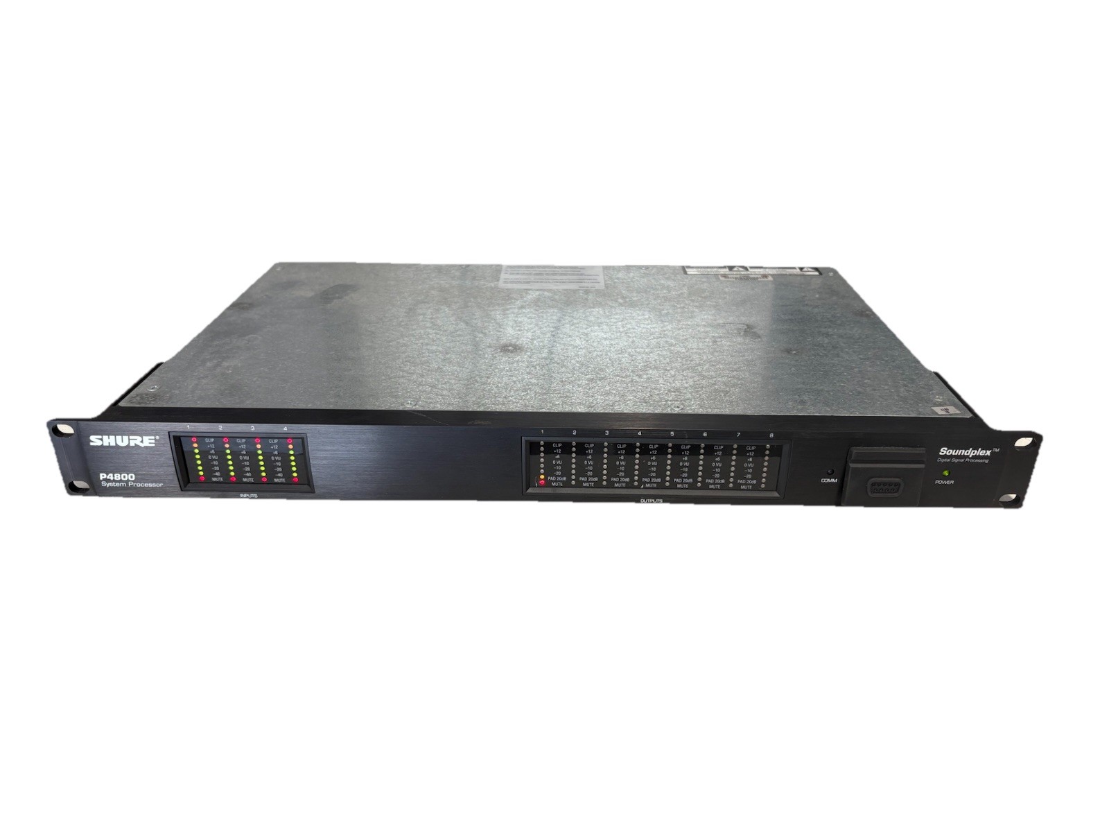 Shure Soundplex P4800 Digital Audio Signal System Processor