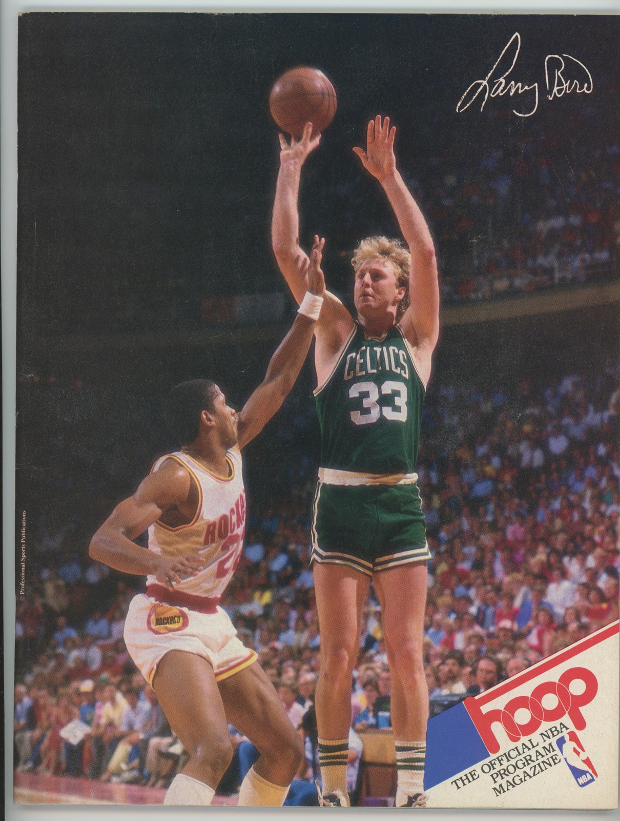 12/26/86 Boston Celtics vs. Phoenix Suns • Unscored • Larry Bird Cover