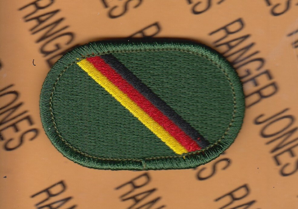1st Bn 10th Special Forces Group Airborne SFGA Europe para oval patch m/e DG