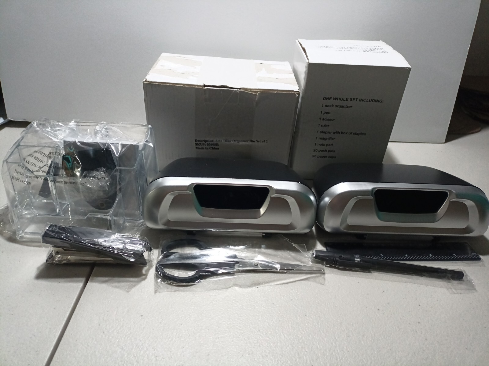Desk Organizer side door organizer been set of two