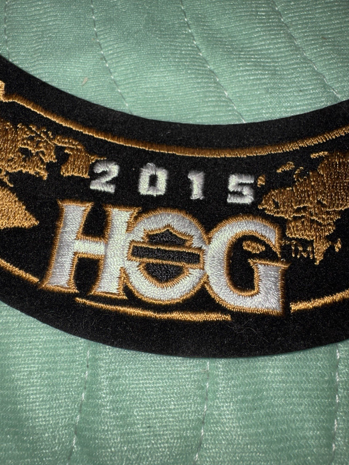 New WORLD 2015 Harley Davidson HOG Annual Membership Rocker Patch