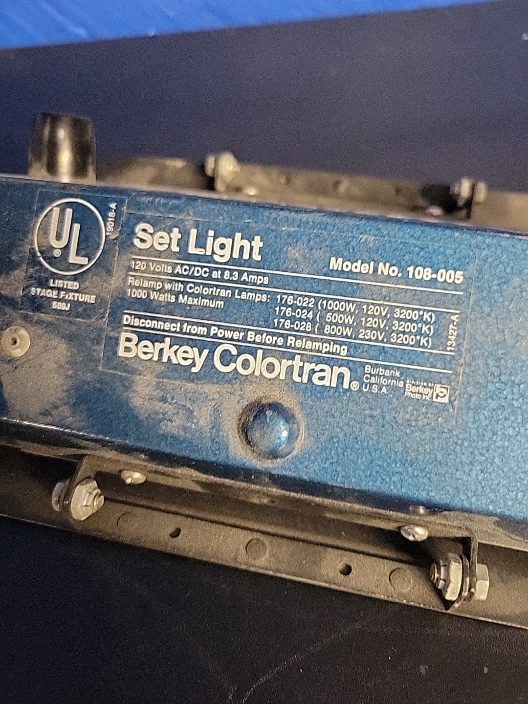 Colortran 108-005 Spot Set Light