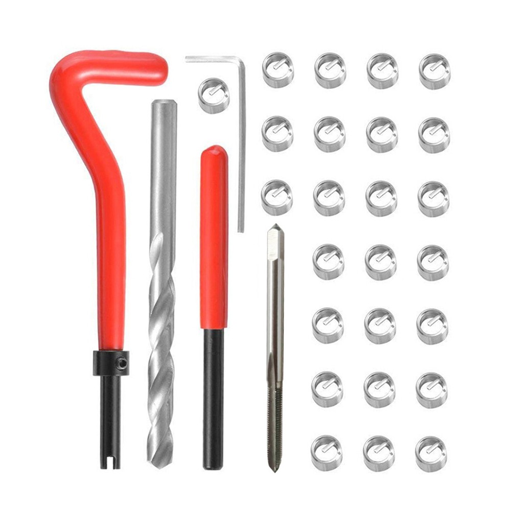 M4*0.7 Metric Thread Repair Insert Kit Car Pro Coil Tool V0W7 30Pcs