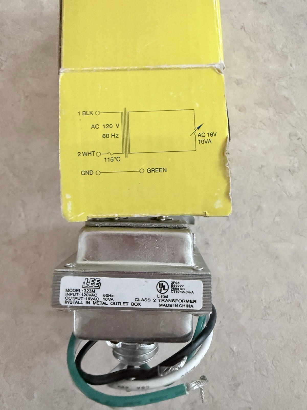 Lee 323M Model Class 2 Primary Secondary Transformer