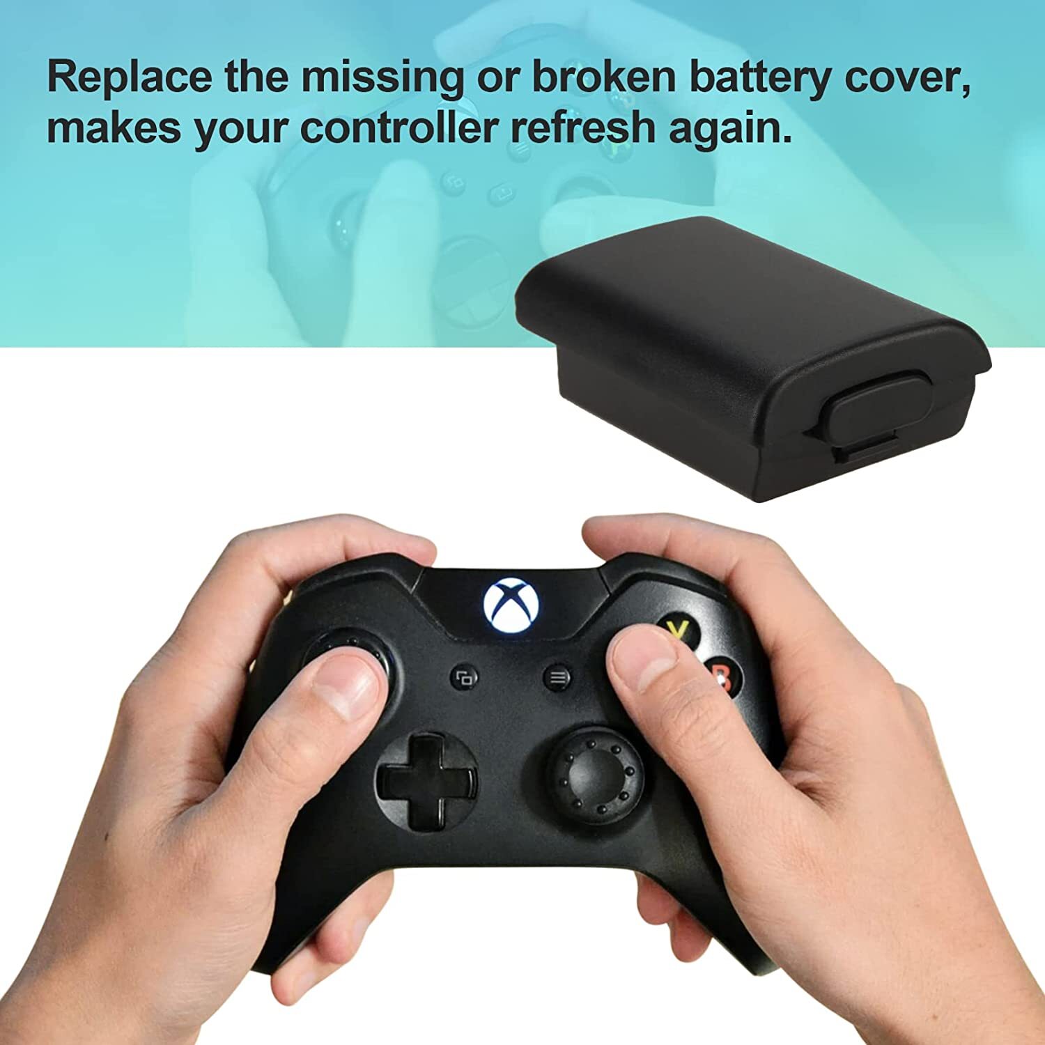 10x Black AA Battery Back Cover Case Shell Pack For Xbox 360 Wireless Controller