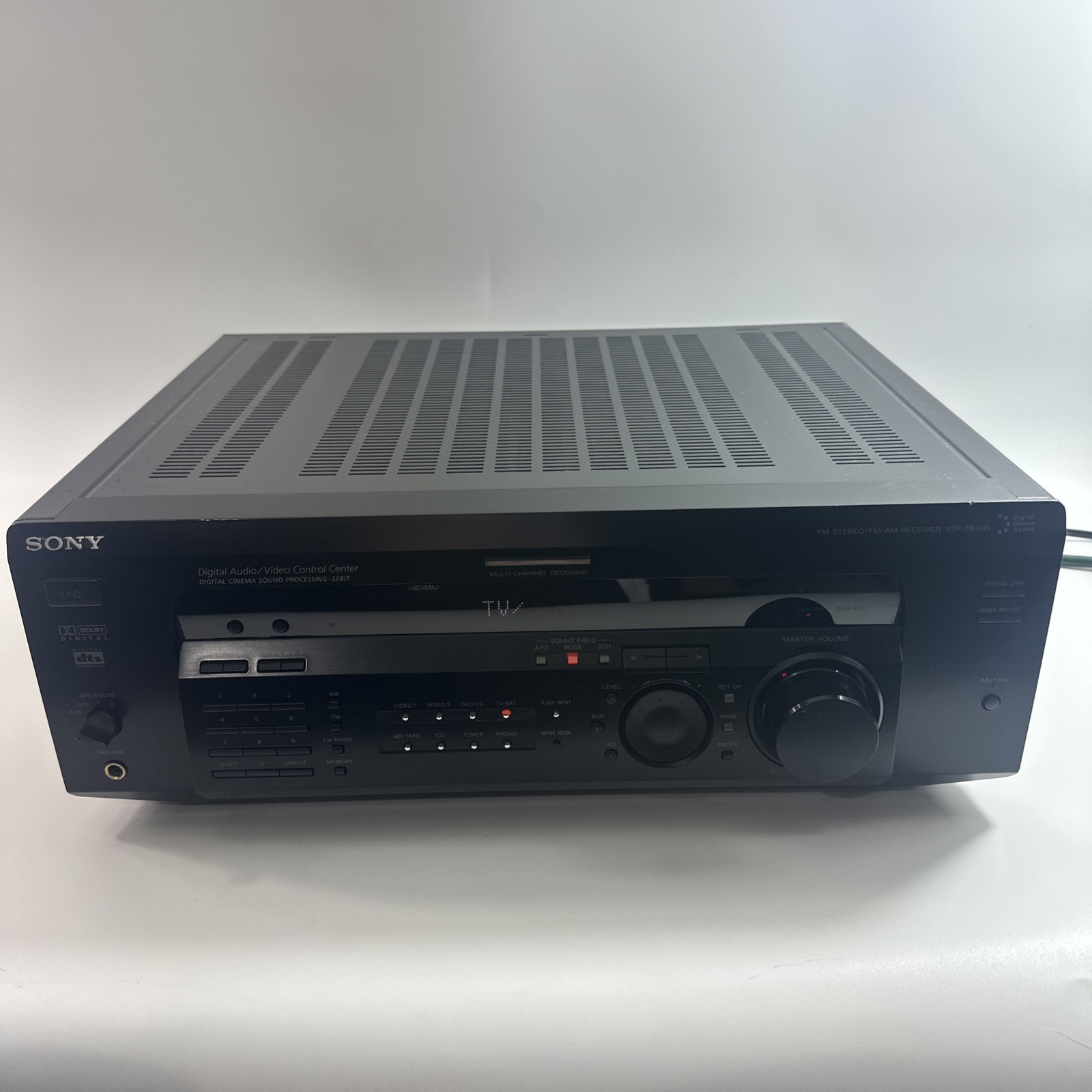 Sony STR DE835 5.1 Channel 100 Watt Receiver, NO REMOTE