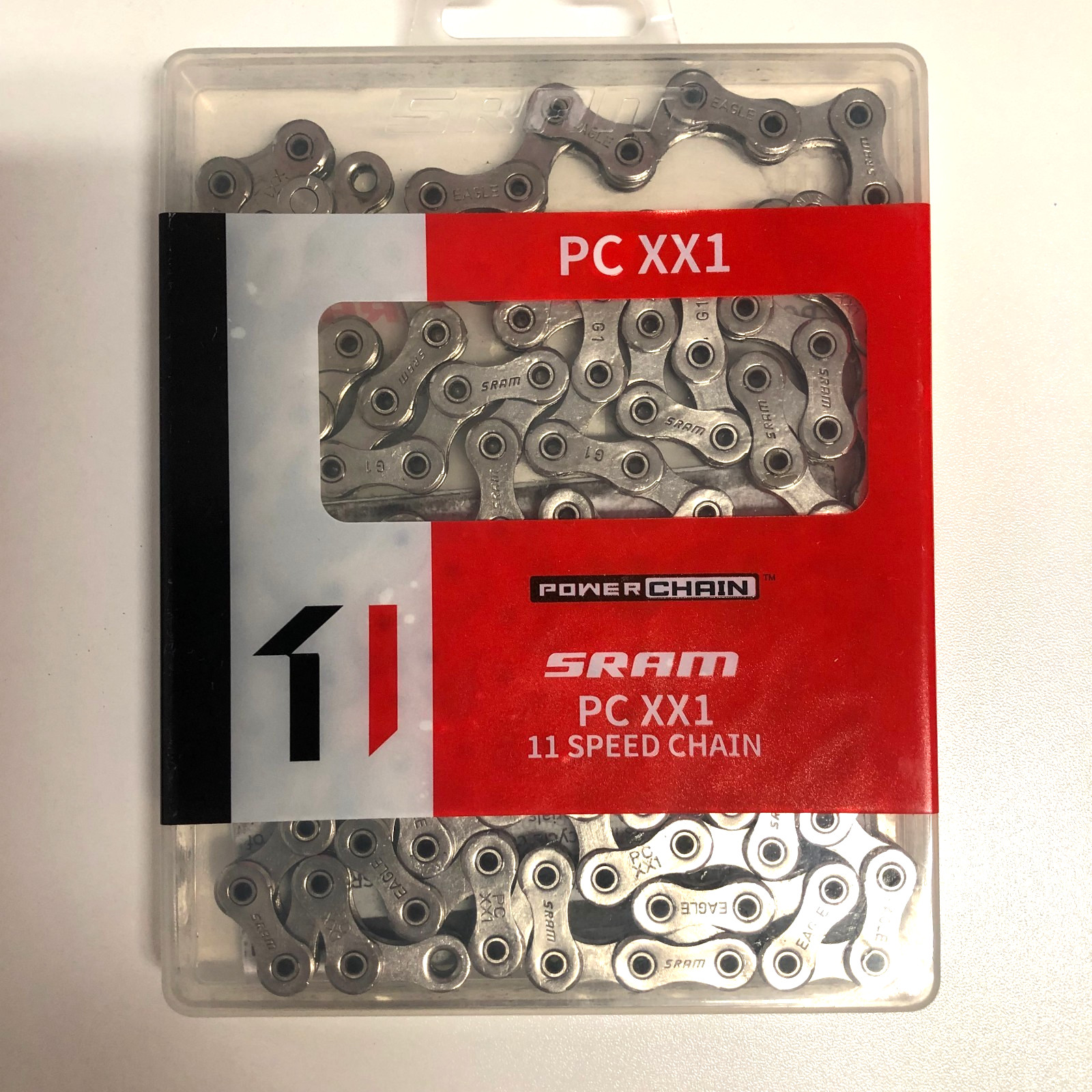 SRAM PC XX1 Hollow Pin Chains 11 Speed Silver 118 Link Power Lock MTB Bike Chain