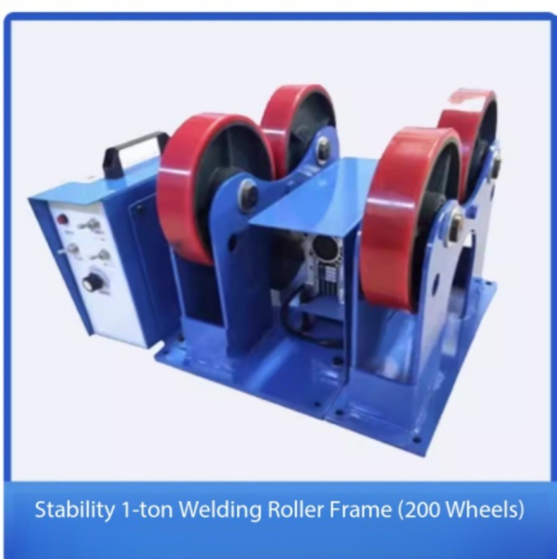 Welding Roller Stand Positioner Flange Pipe Cutting Single-Station Roller Stand