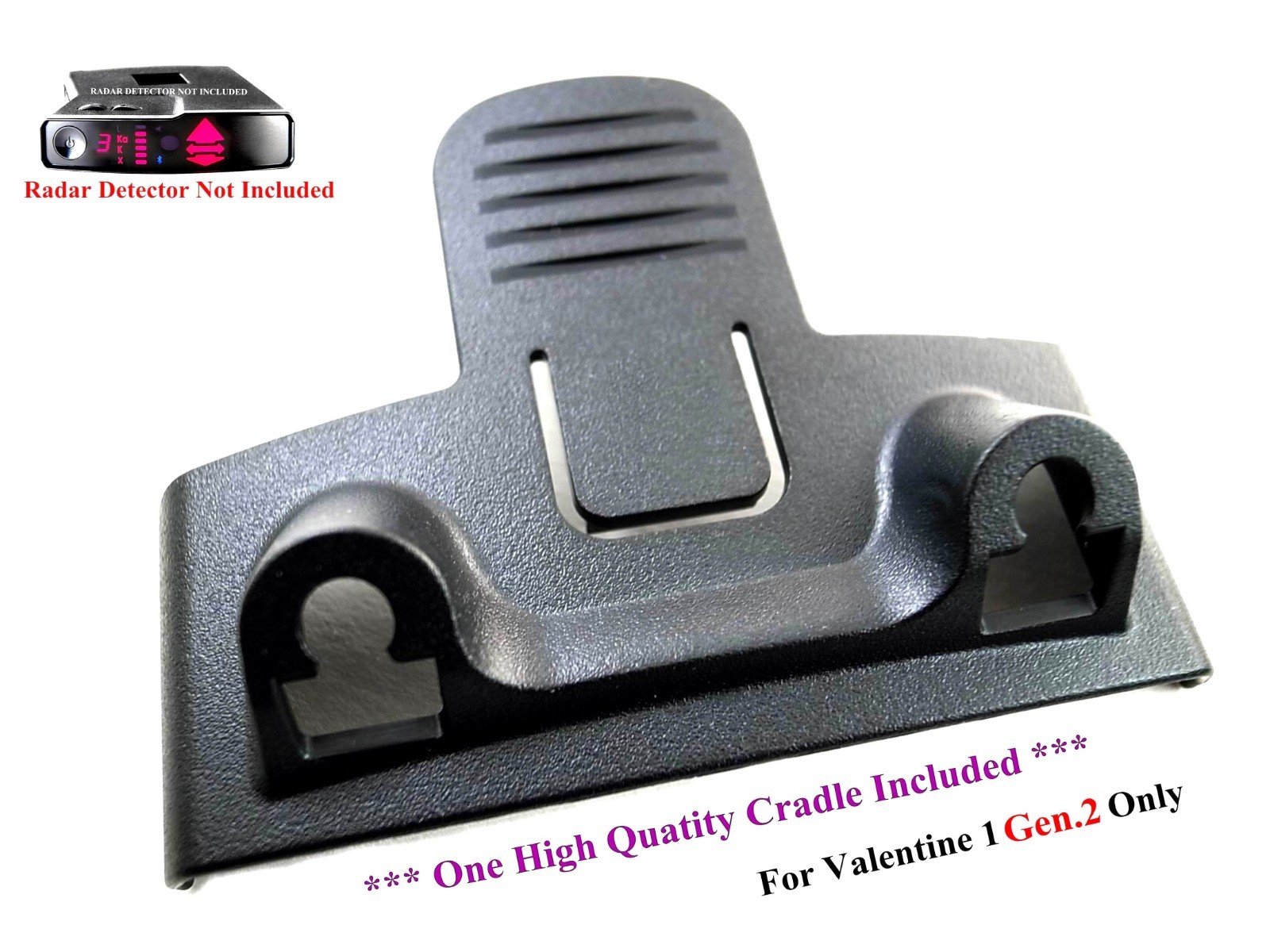 1 New Designed Permanent Windshield Mount For The Valentine Gen 2 Radar Detector